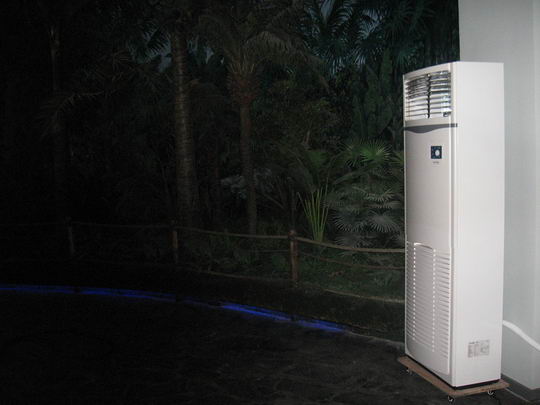 除濕機放置在揚州市世界動物之窗中